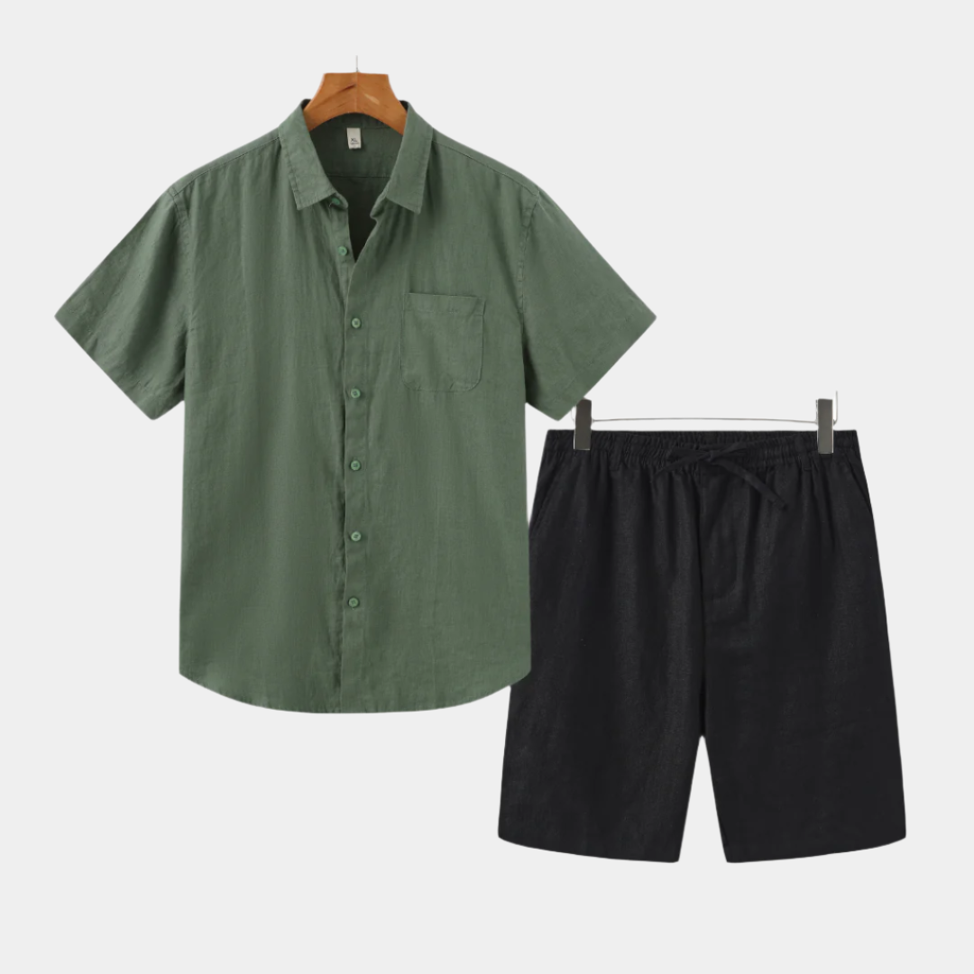 Athens Leinen-Shorts-Set