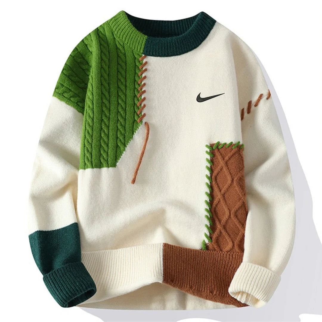 Casual Patchwork Sweater - CLEARANCE PRICE