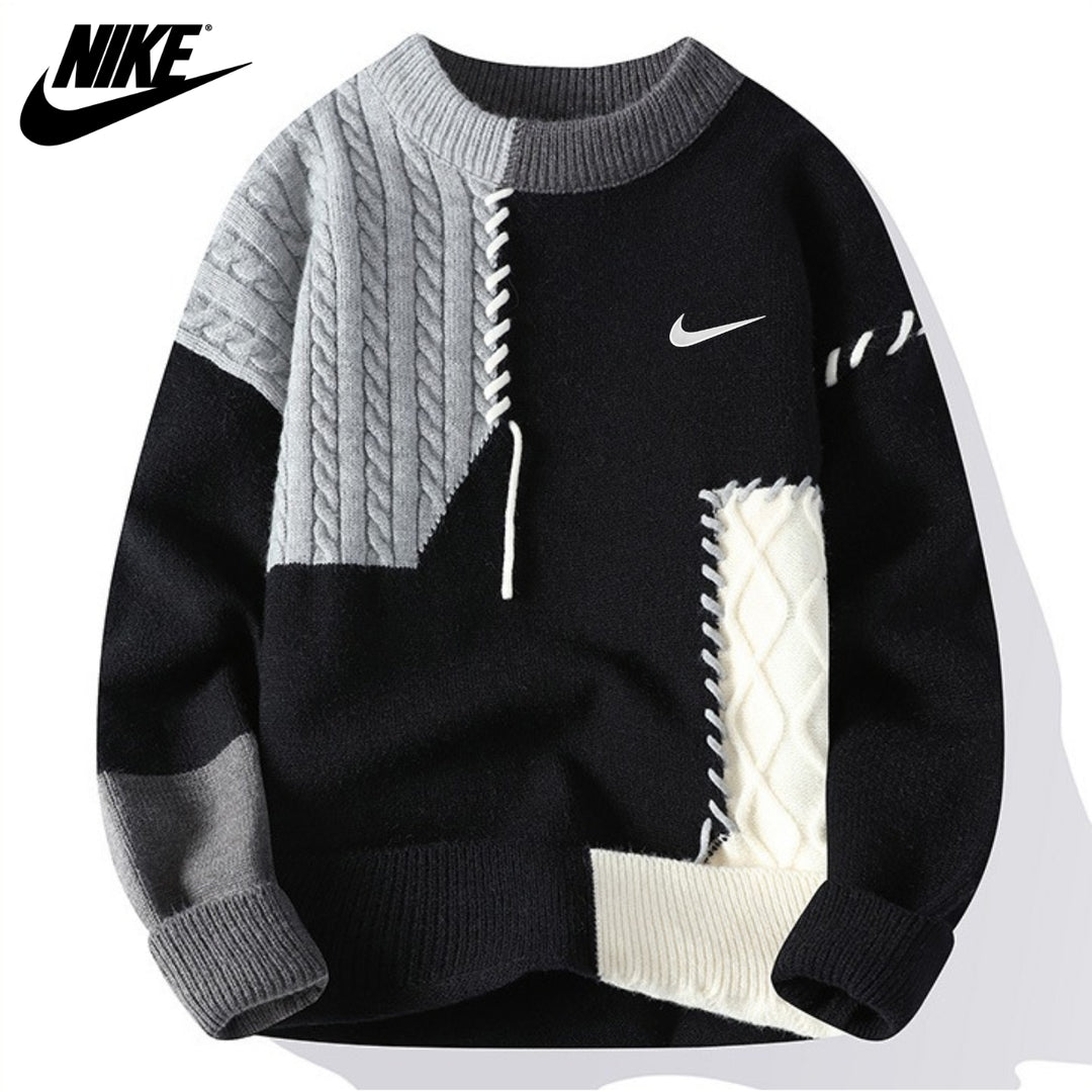 Casual Patchwork Sweater - CLEARANCE PRICE