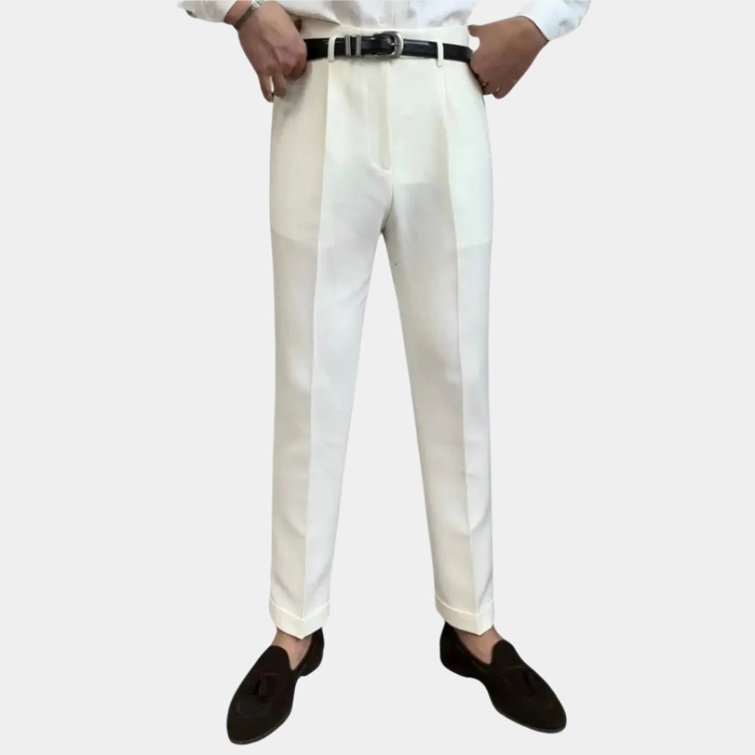 Klassische Hose Astoria mit Gürtel