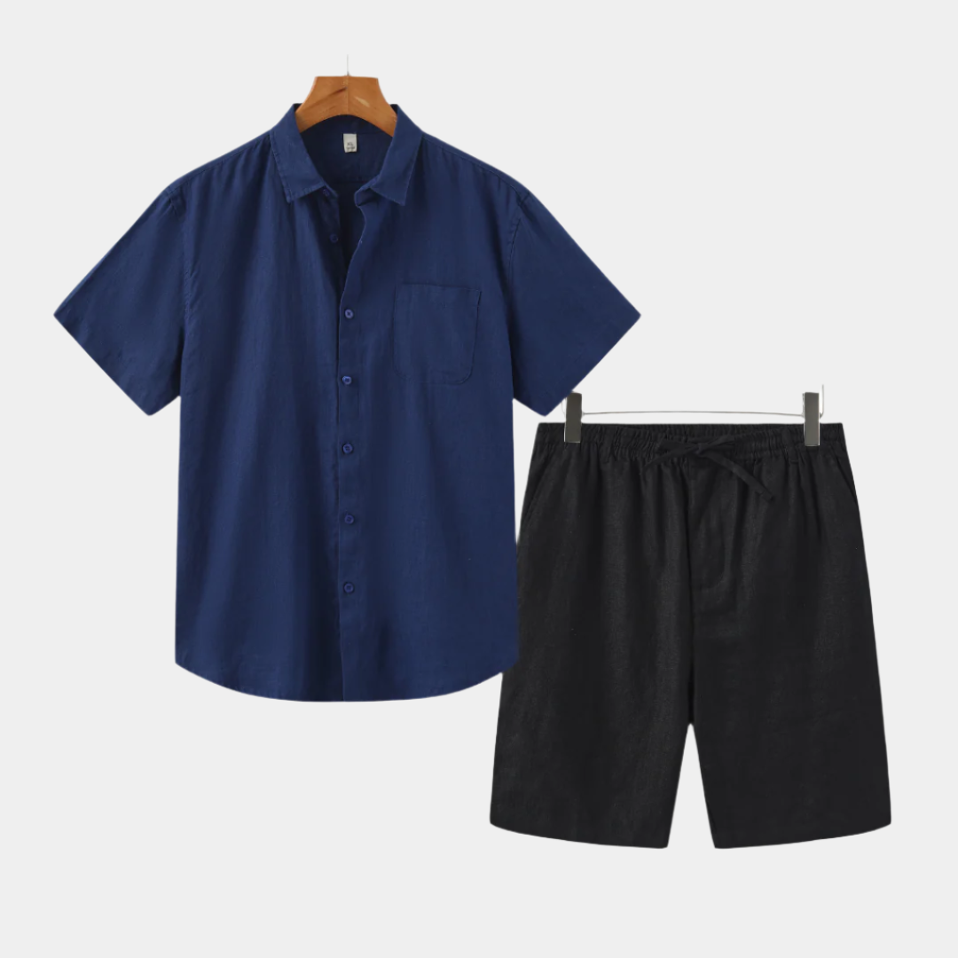 Athens Leinen-Shorts-Set