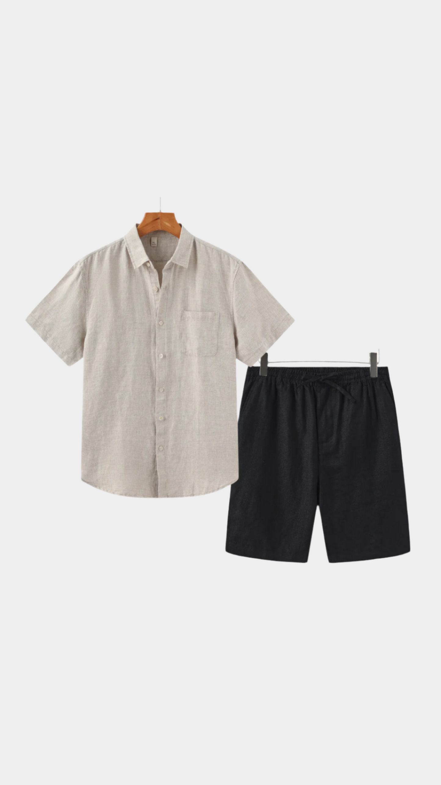 Athens Leinen-Shorts-Set