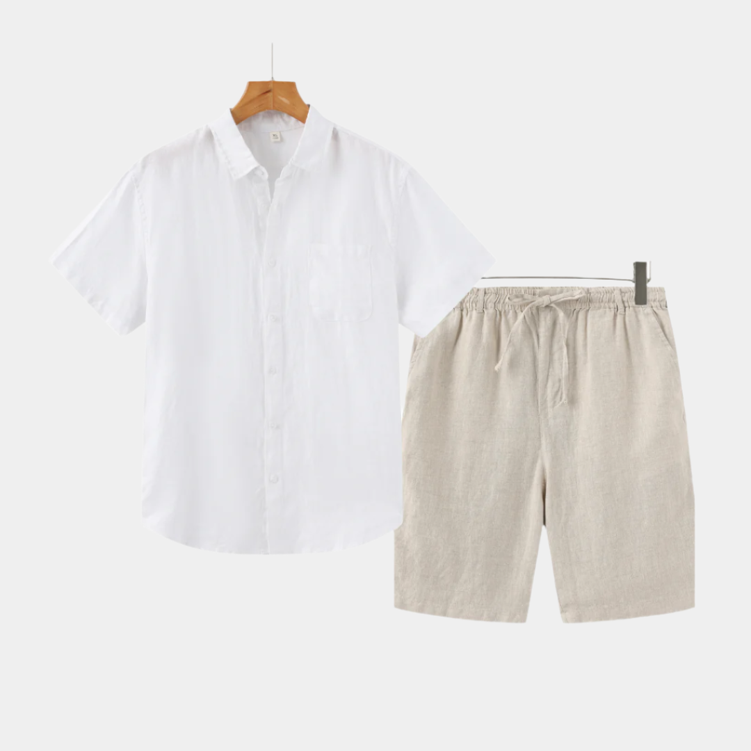 Athens Leinen-Shorts-Set