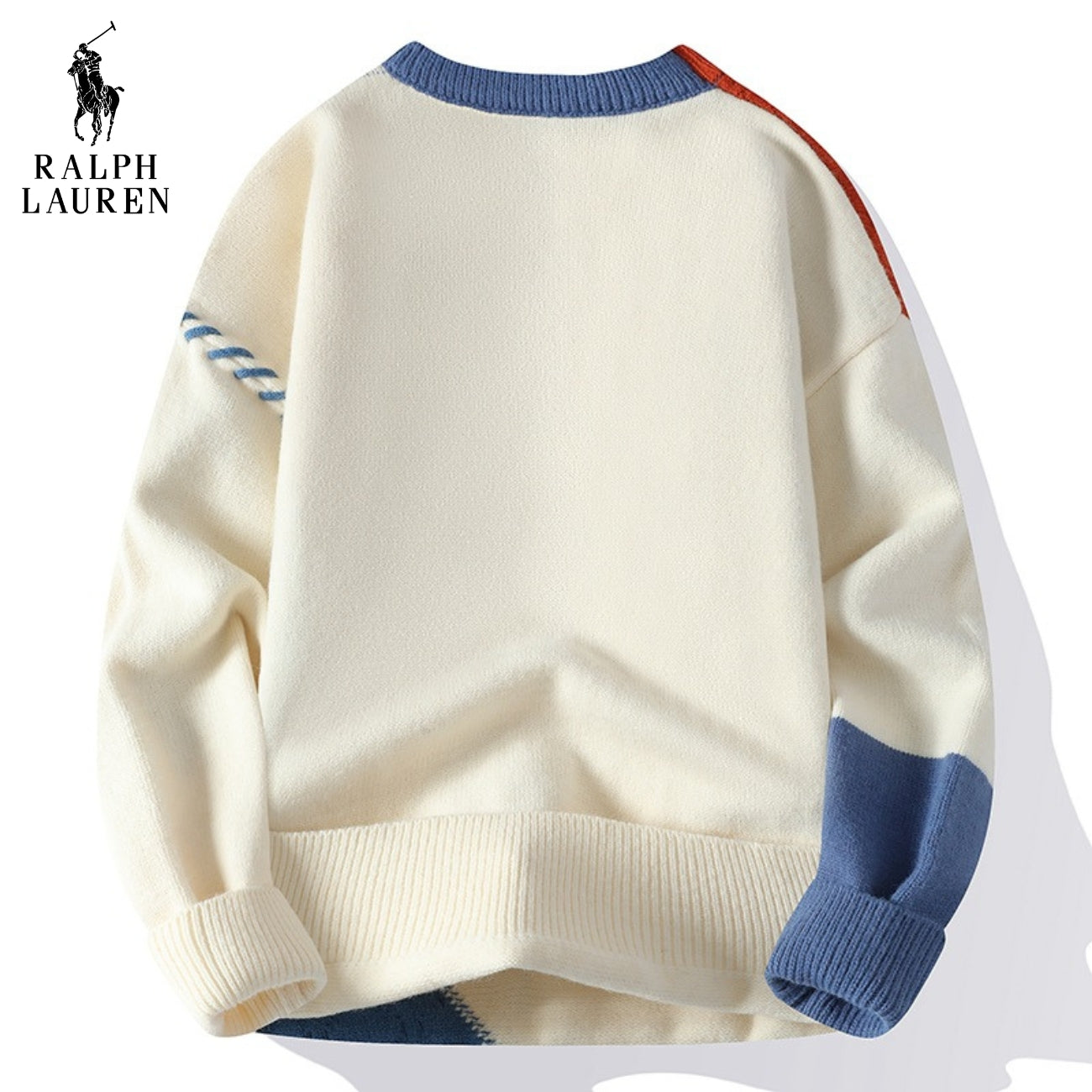 RL® Casual Patchwork Sweater - CLEARANCE PRICE