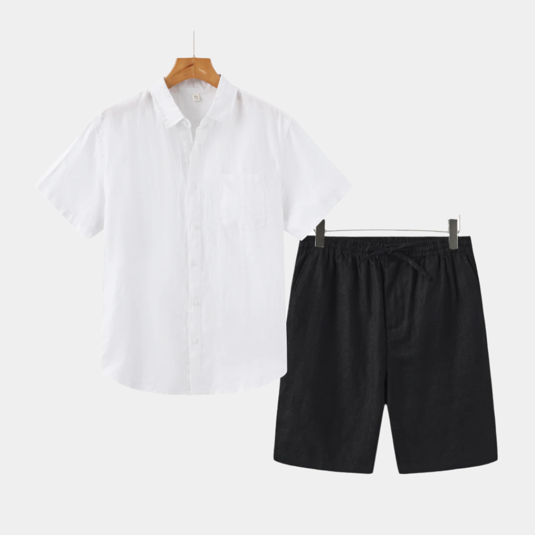 Athens Leinen-Shorts-Set