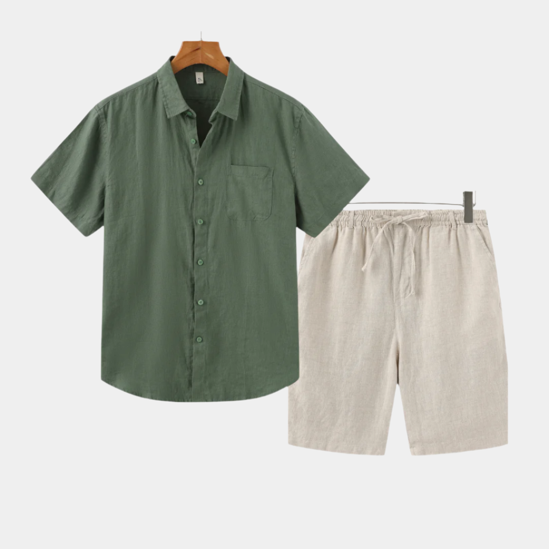 Athens Leinen-Shorts-Set