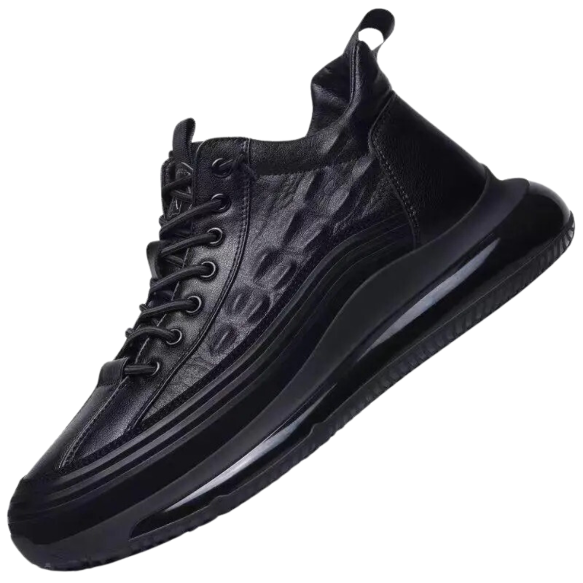 Italian Crocodile Print Air Cushion Casual Shoes for Men