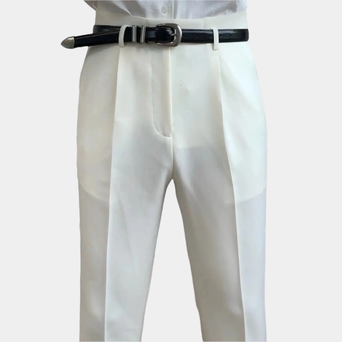 Klassische Hose Astoria mit Gürtel
