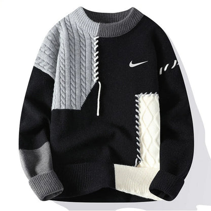 Casual Patchwork Sweater - CLEARANCE PRICE