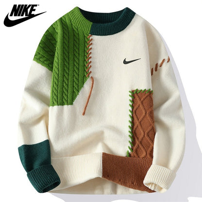Casual Patchwork Sweater - CLEARANCE PRICE
