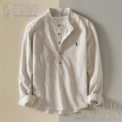RL | Mandarin Collar Shirt – A Modern Essential