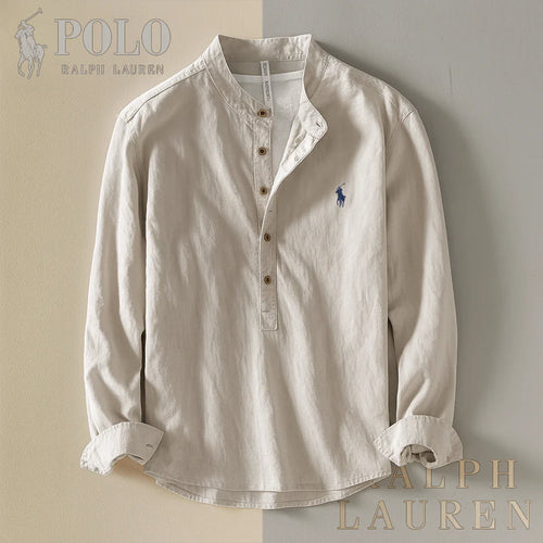 RL | Mandarin Collar Shirt – A Modern Essential