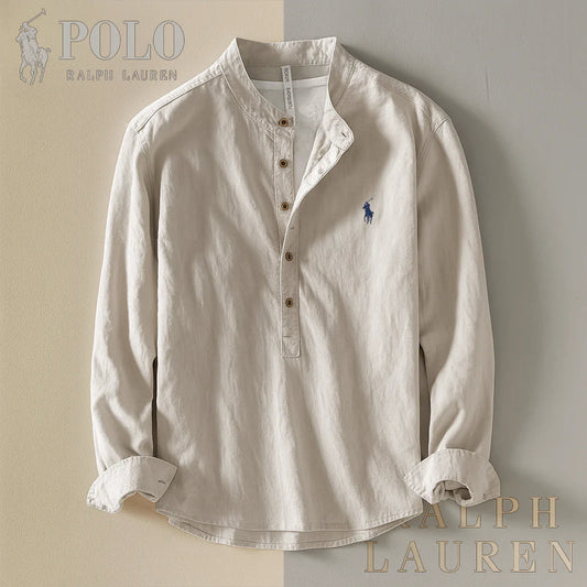 RL | Mandarin Collar Shirt – A Modern Essential