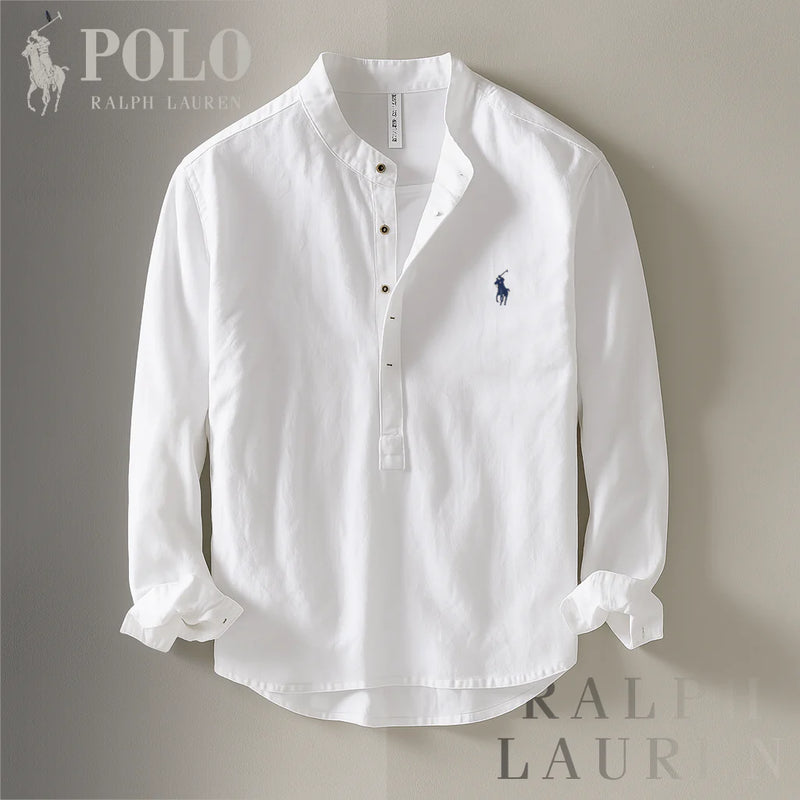 RL | Mandarin Collar Shirt – A Modern Essential