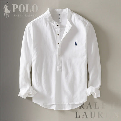 RL | Mandarin Collar Shirt – A Modern Essential