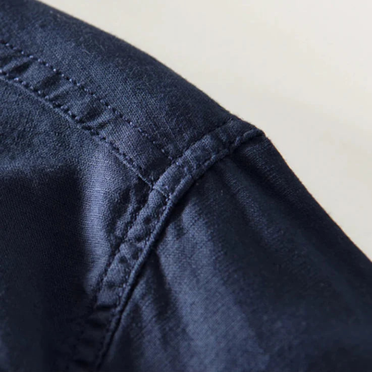 RL | Mandarin Collar Shirt – A Modern Essential