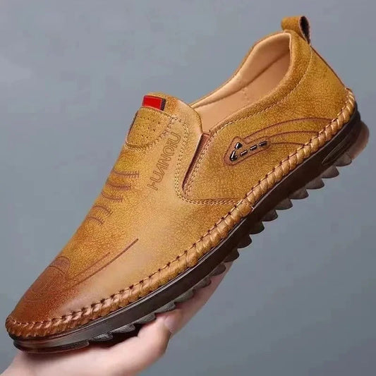 Leather Slip-On Moccasins for Men - [LIMITED STOCK]